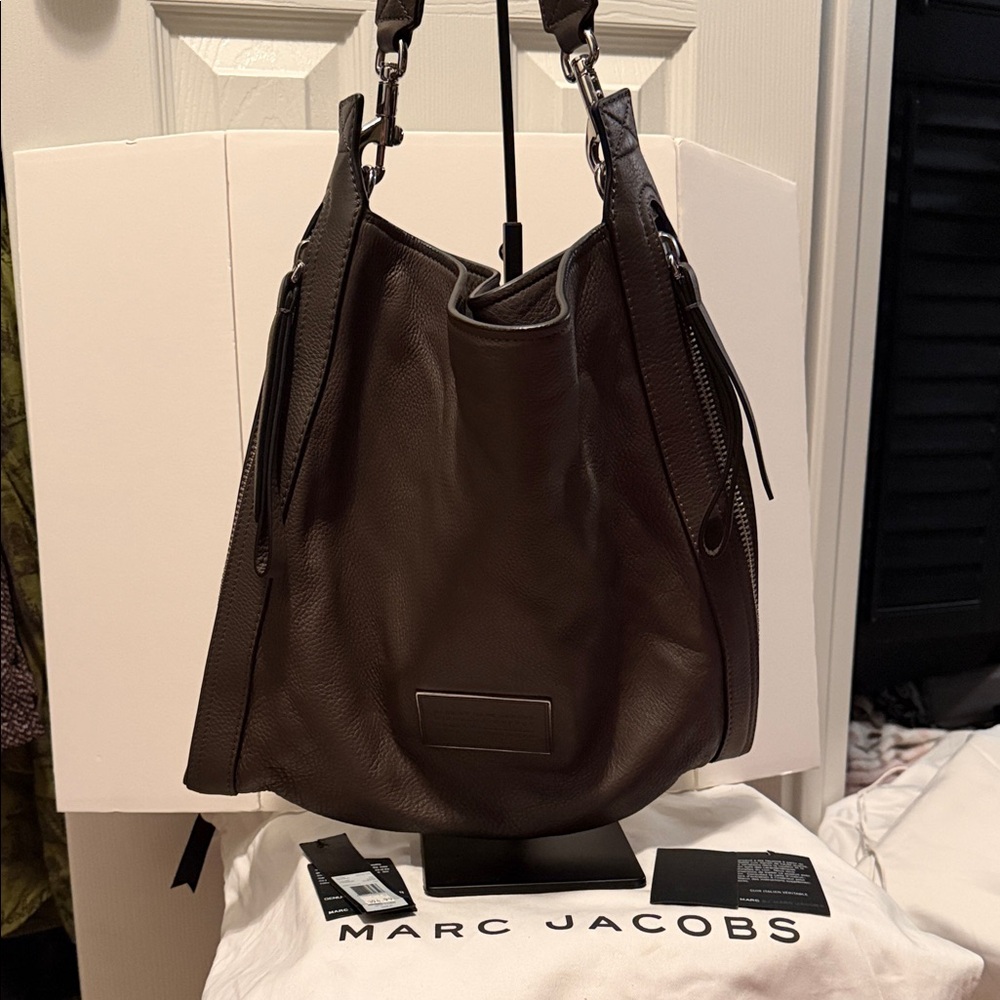 Marc Jacobs Dark Brown Leather Shoulder Bag
